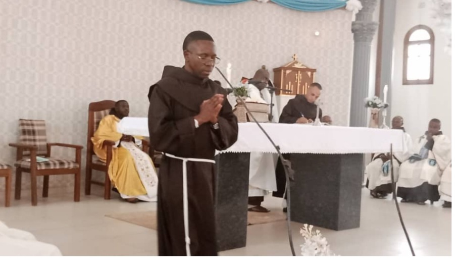 Annonce de l’ordination diaconale du frère Paluku Nzuki Faustin, ofm